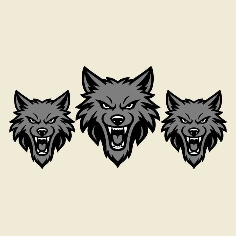 Meute d’équipe de loups