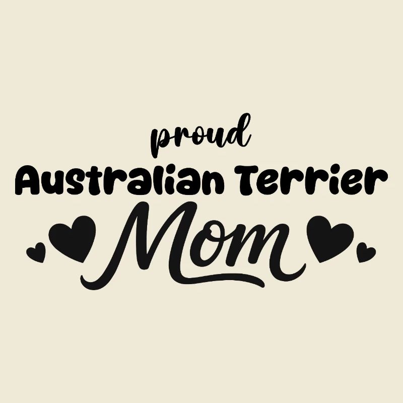  Stolze Aussie Terrier Mutter, Australischer