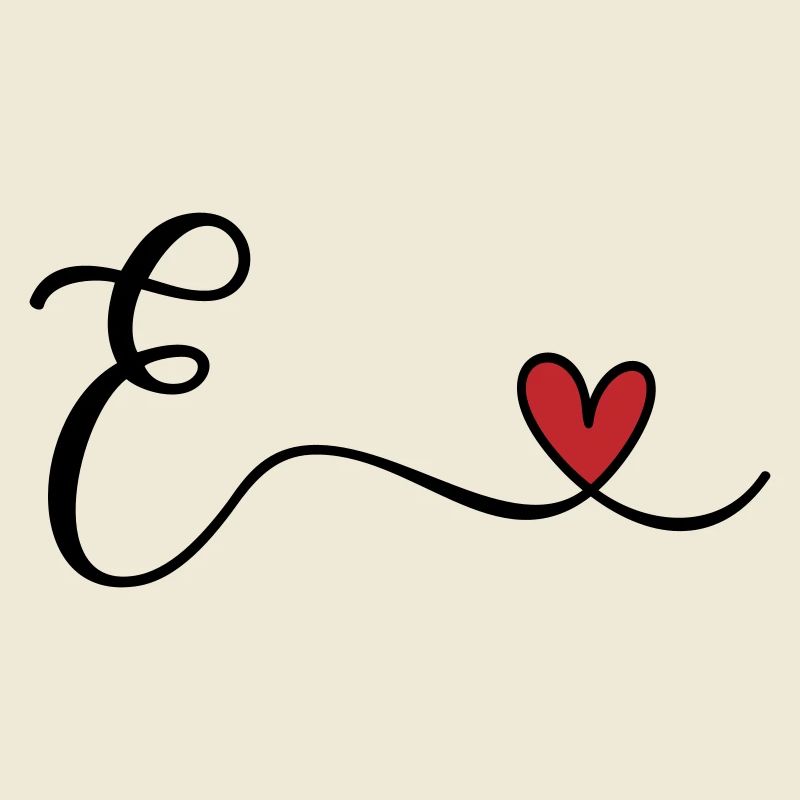 Letter E Monogram