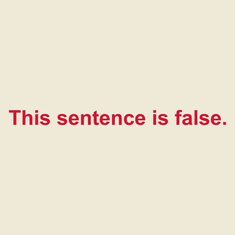This Sentence Is False