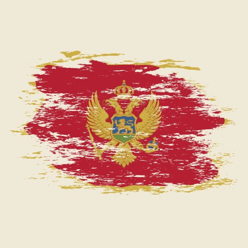 Drapeau du Monténégro utilisé