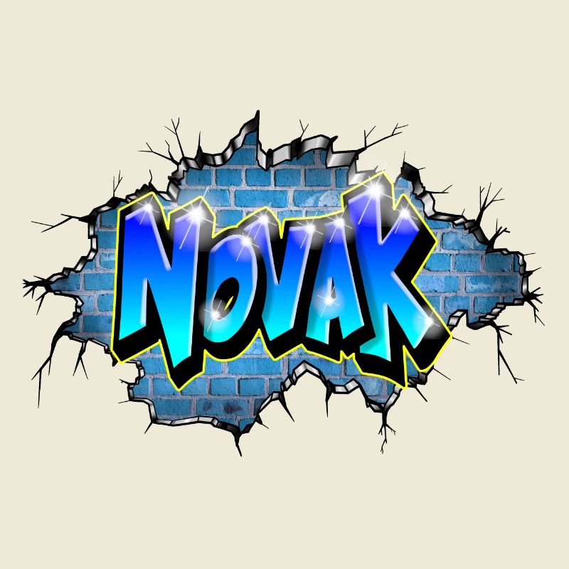 Graffiti NOVAK Printable Name