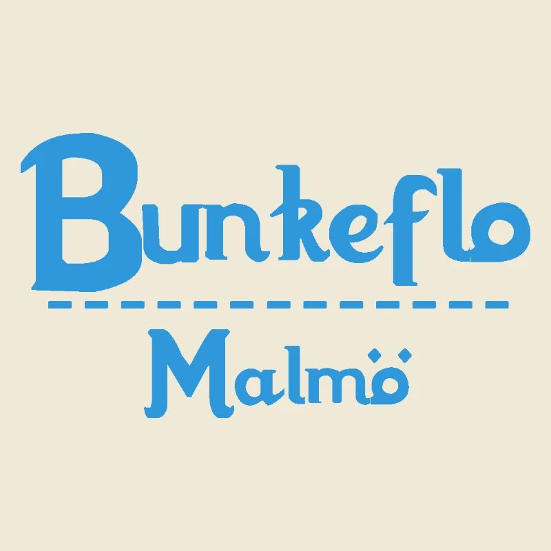 Centrum Malmö – Blue Text Design