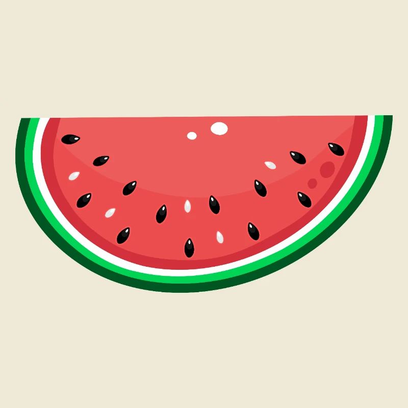 Tranche de design de pastèque