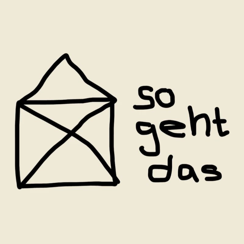 So geht das: Envelope Handlettering