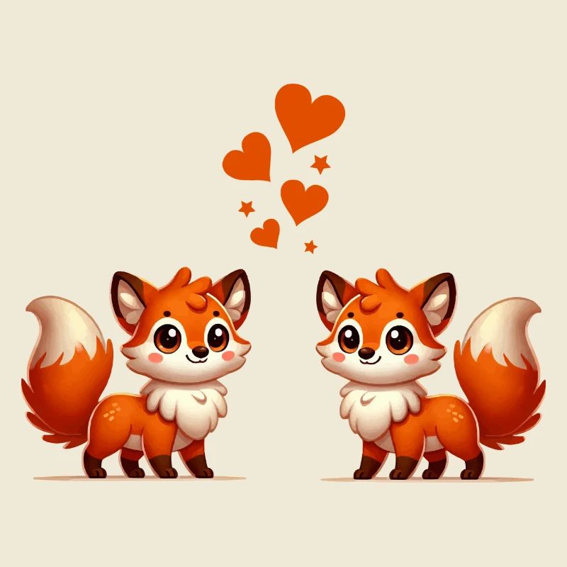 Fox Comic Love