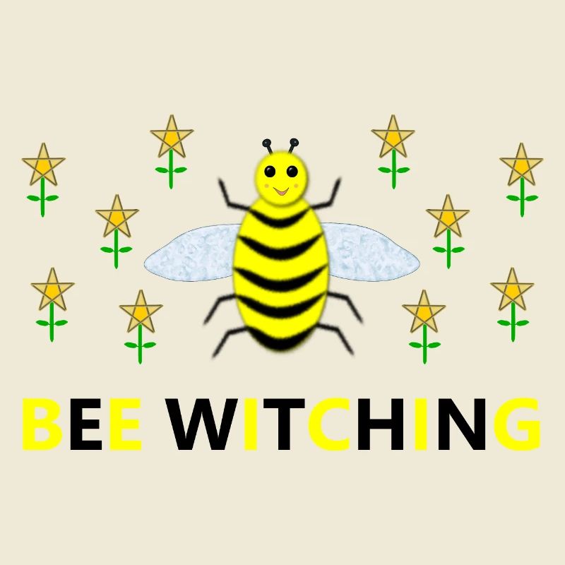 Bee Witching Pagan Bee and Pentacle Daffodils