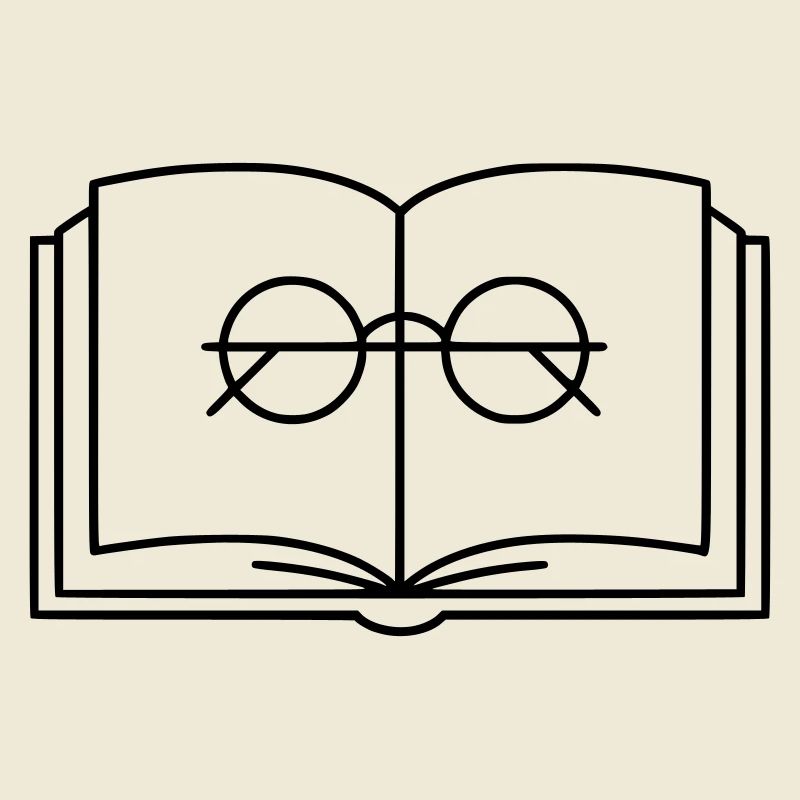 Open Book Glasses Reading Glasses