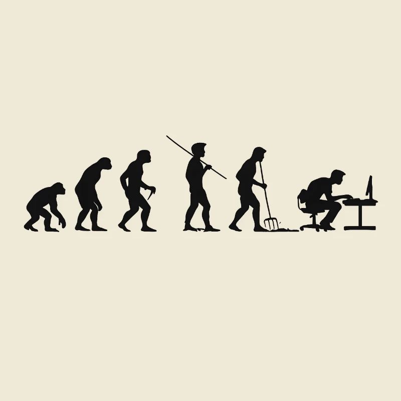 Programmierer Computerfreak Evolution