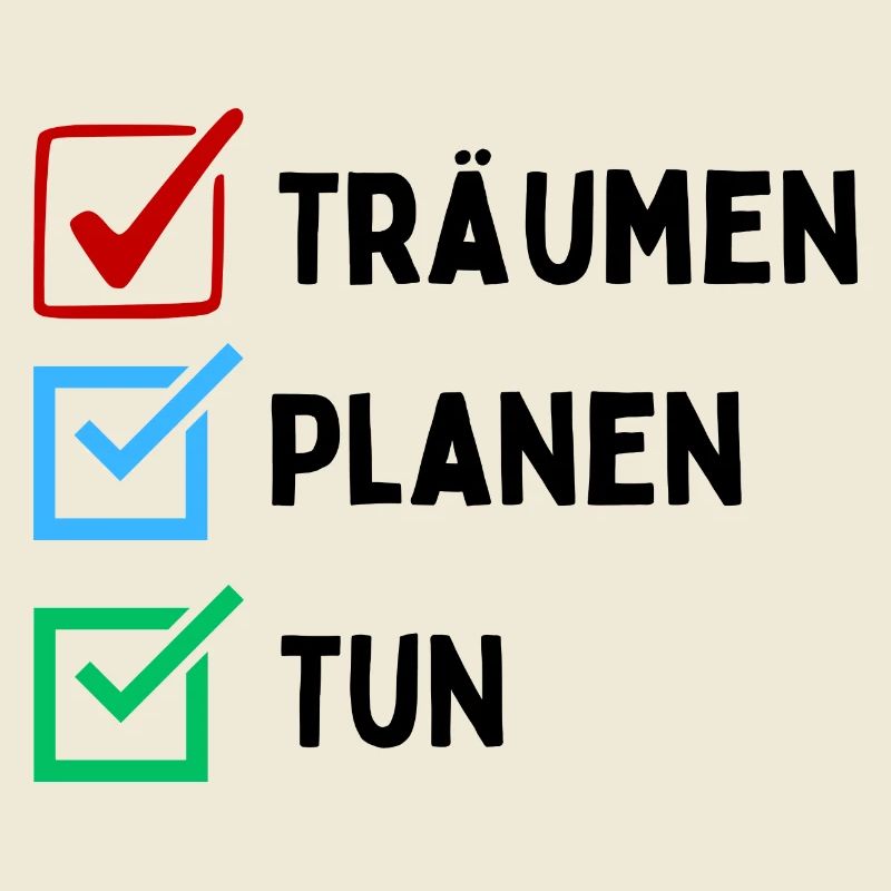 Dream Plan Do Checklist Design Black White