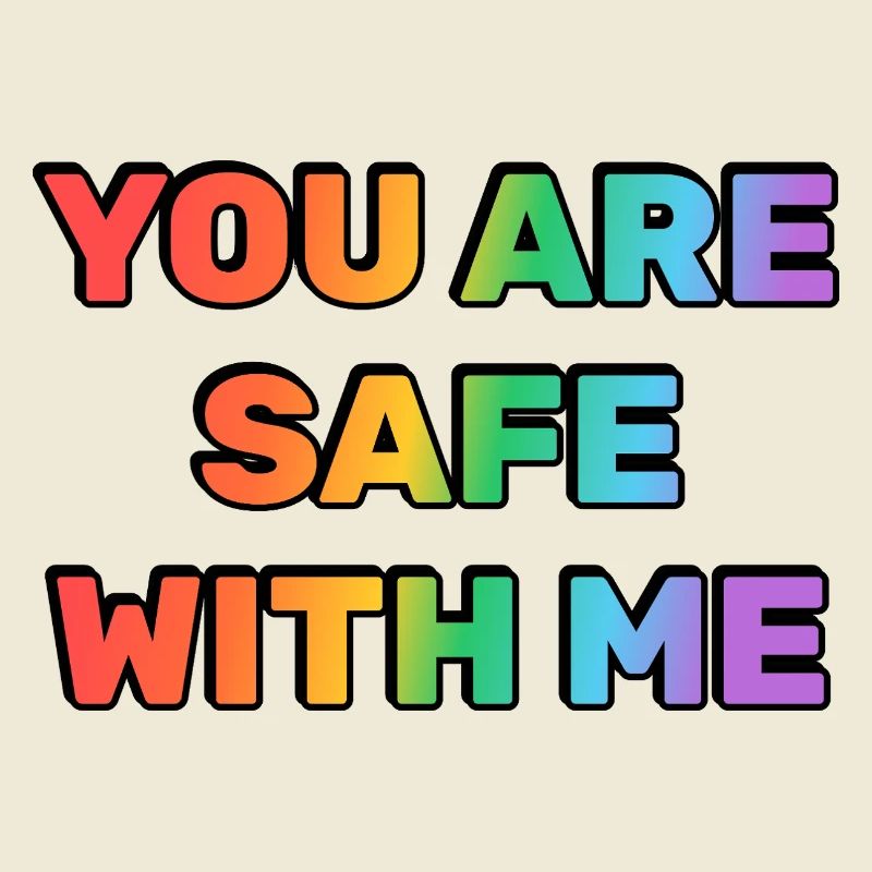 Tu es en sécurité avec moi, arc-en-ciel