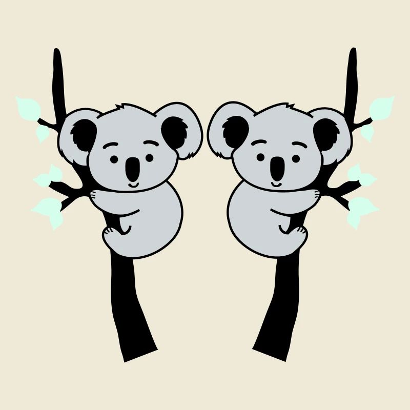 koalabär comic baum 2