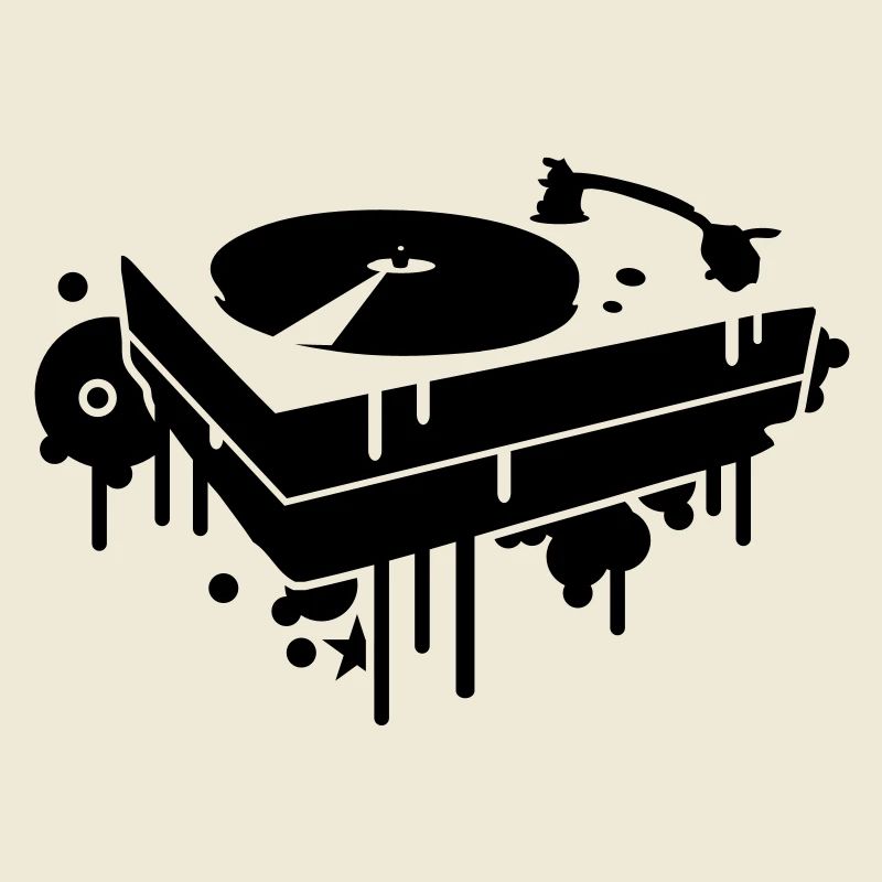 A record player