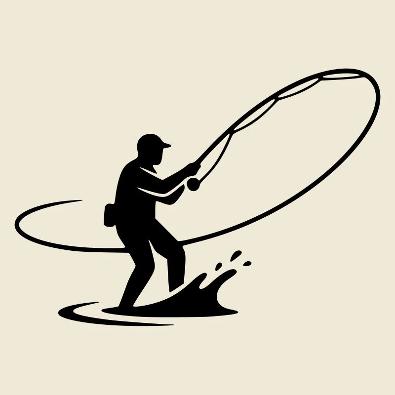 Dynamic Angler Casting Rod Vector