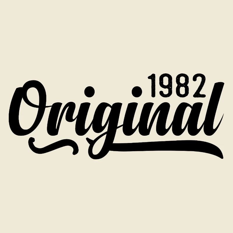 1982 birthday 43 years old, retro 1982