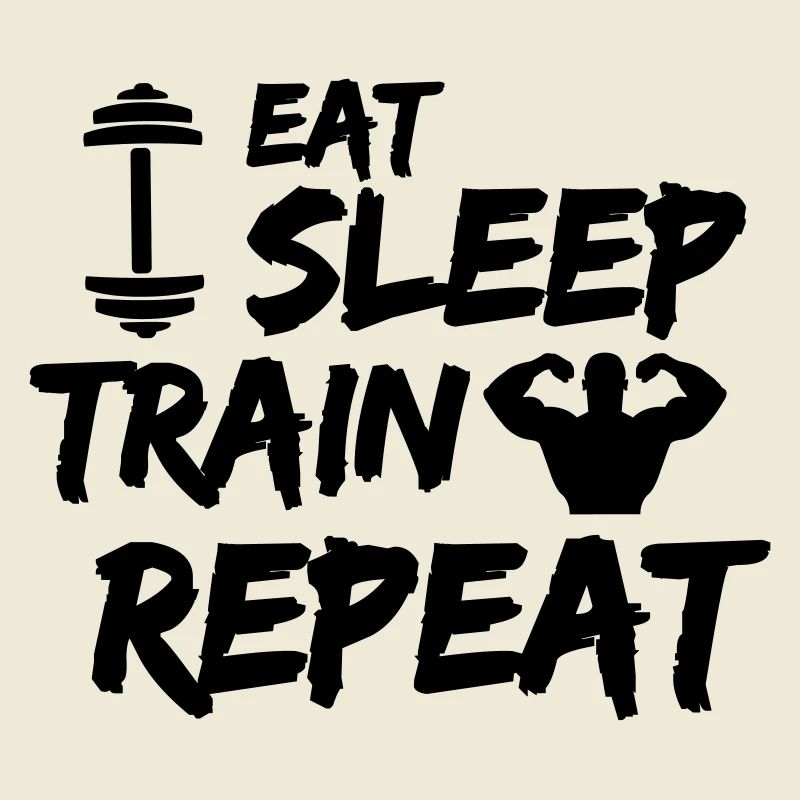 manger dormir train répéter