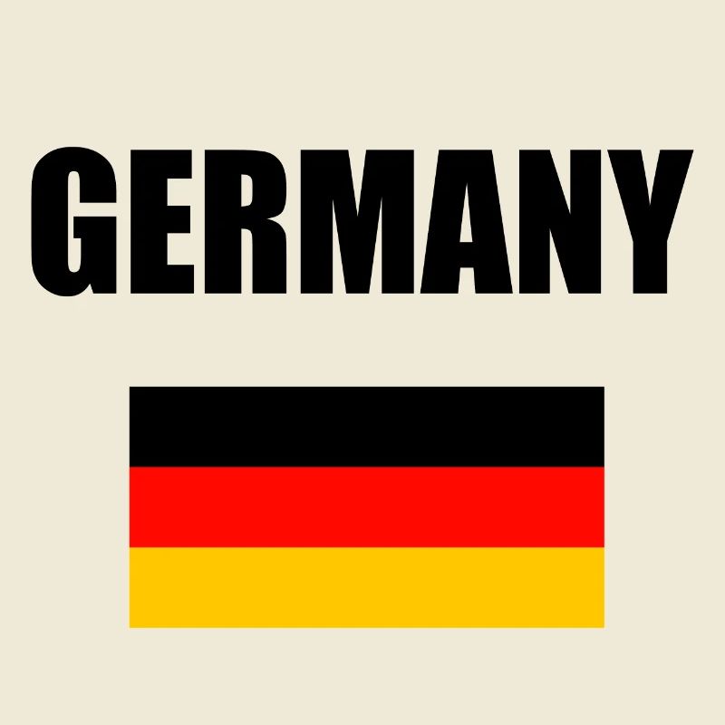 Germany with flag design