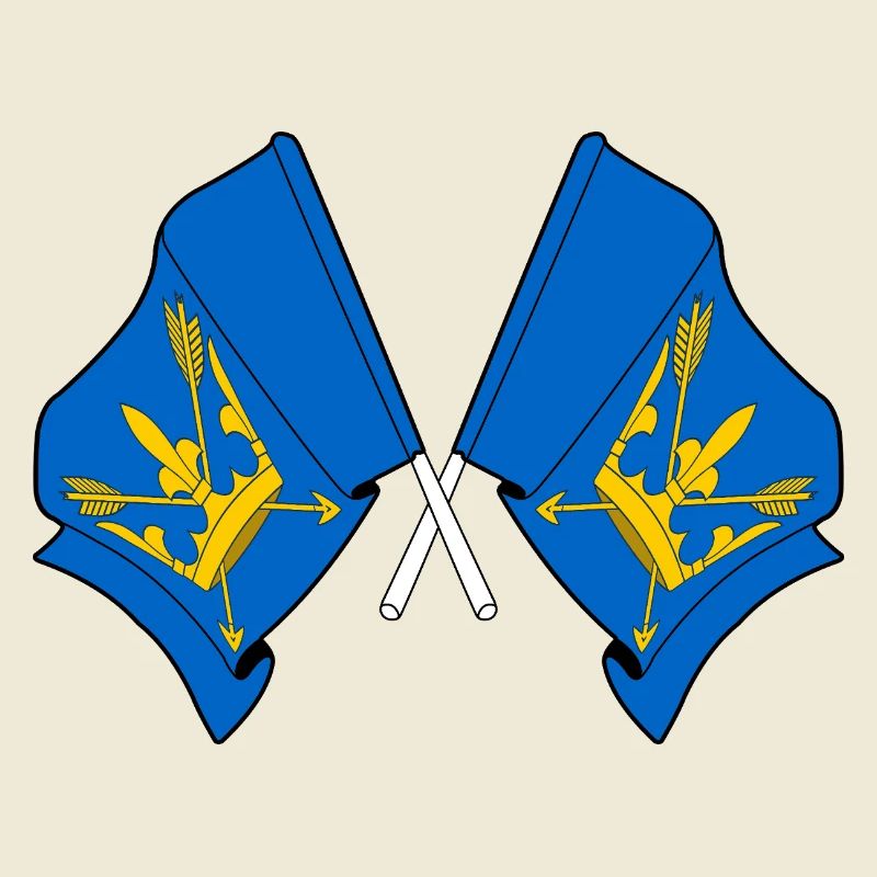 Suffolk-flag krydset