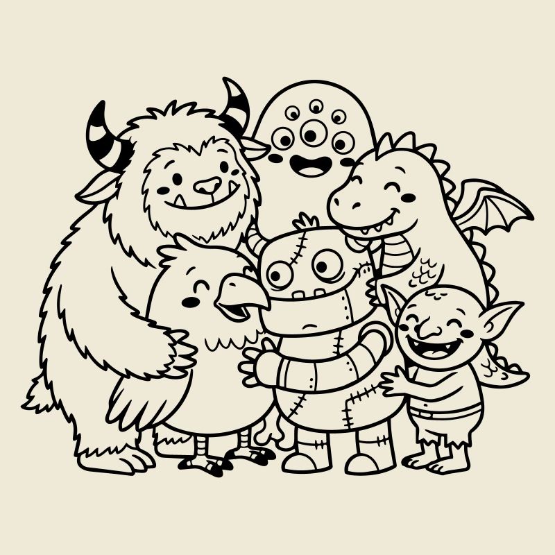monstres mignons
