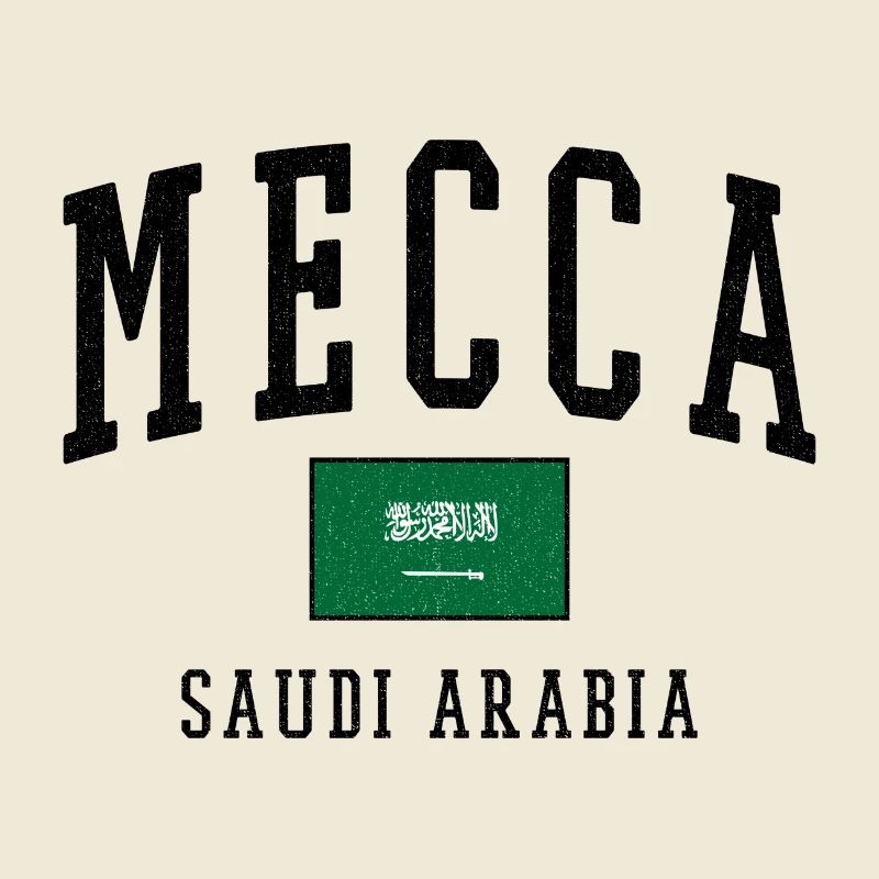 Mecque, Arabie Saoudite : Conception du drapeau