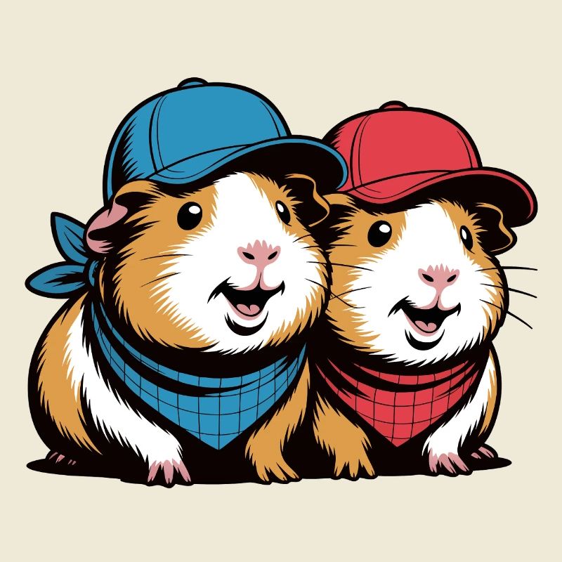 Deux sélections en duo Cochons d’Inde