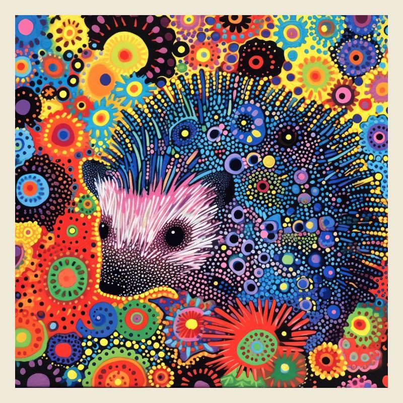 igel, bunt, tier, geschenk, geschenkidee