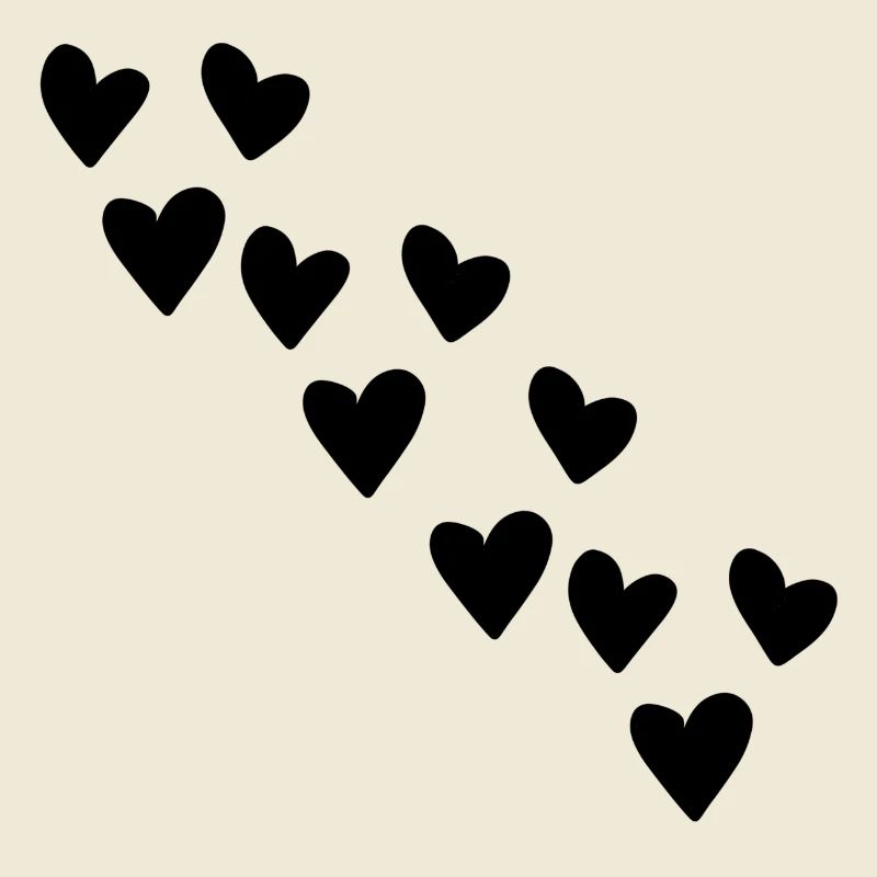 pattern hearts heart symbol love shape