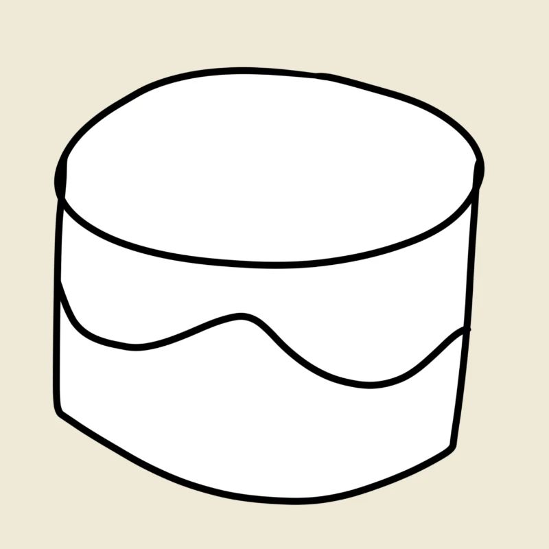 icône de gâteau gâteau de gâteau dessin animé