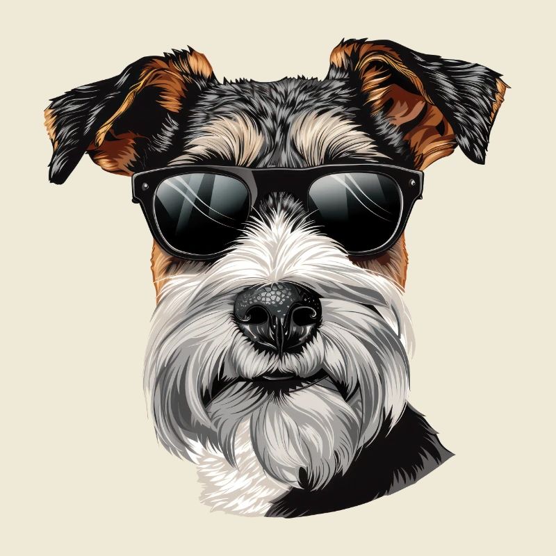Drahthaar Foxterrier, Wire Fox Terrier, Hund