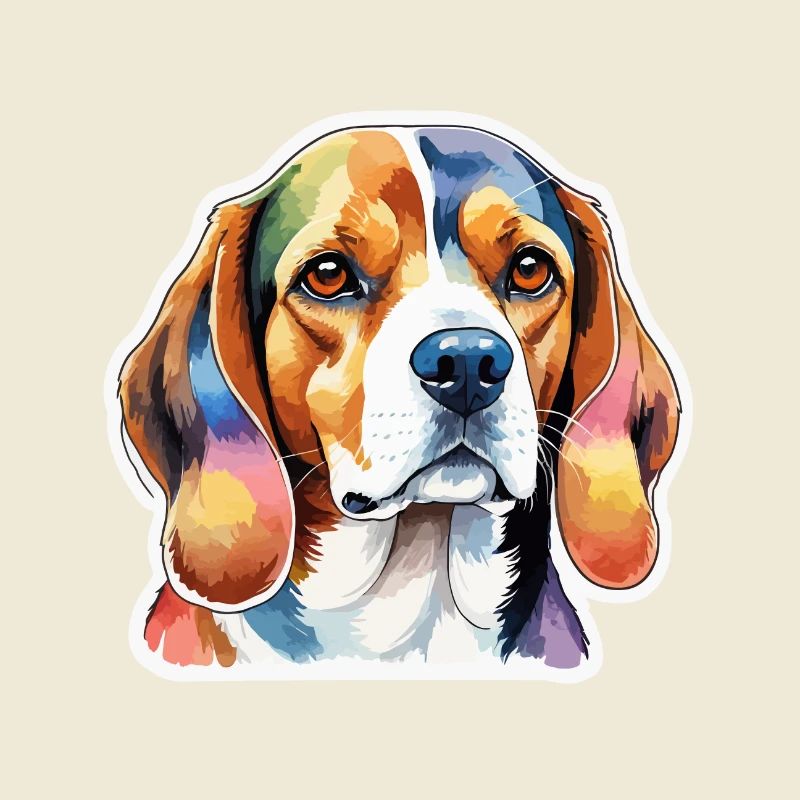 Beagle Aquarelles
