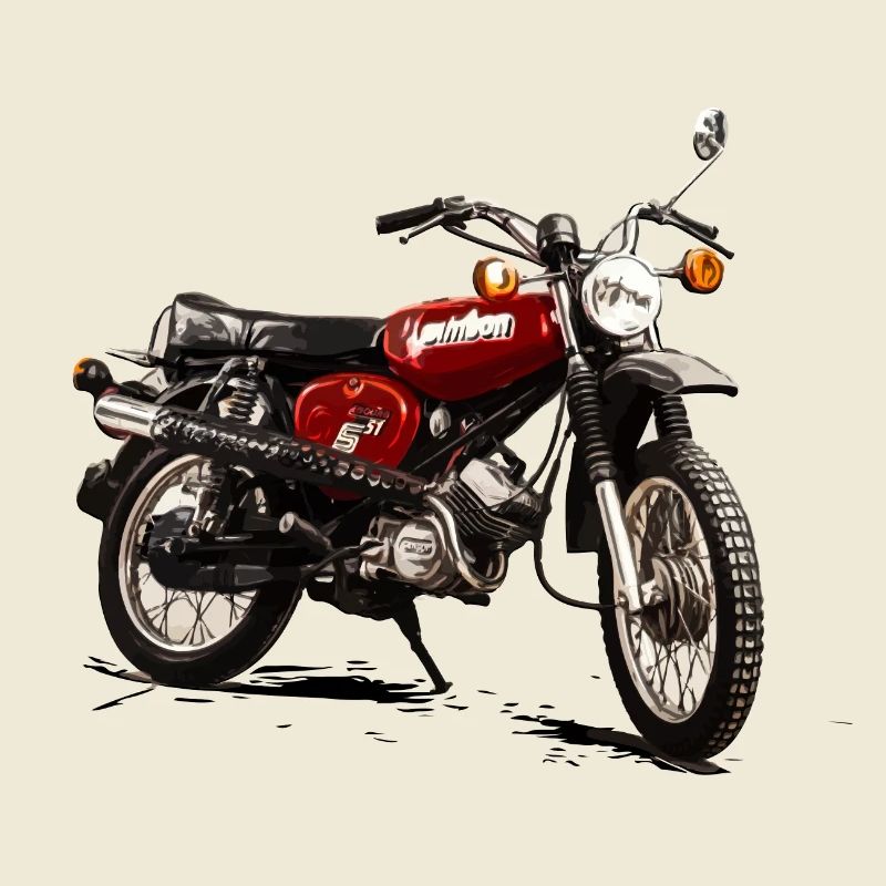 S51 Enduro Simson Motorcycle