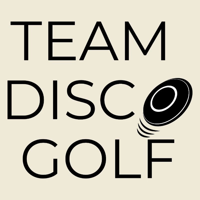 Team Disco Golf - Design avec disque