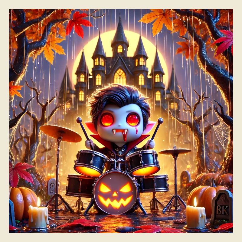 Vampire Batteur d'Halloween