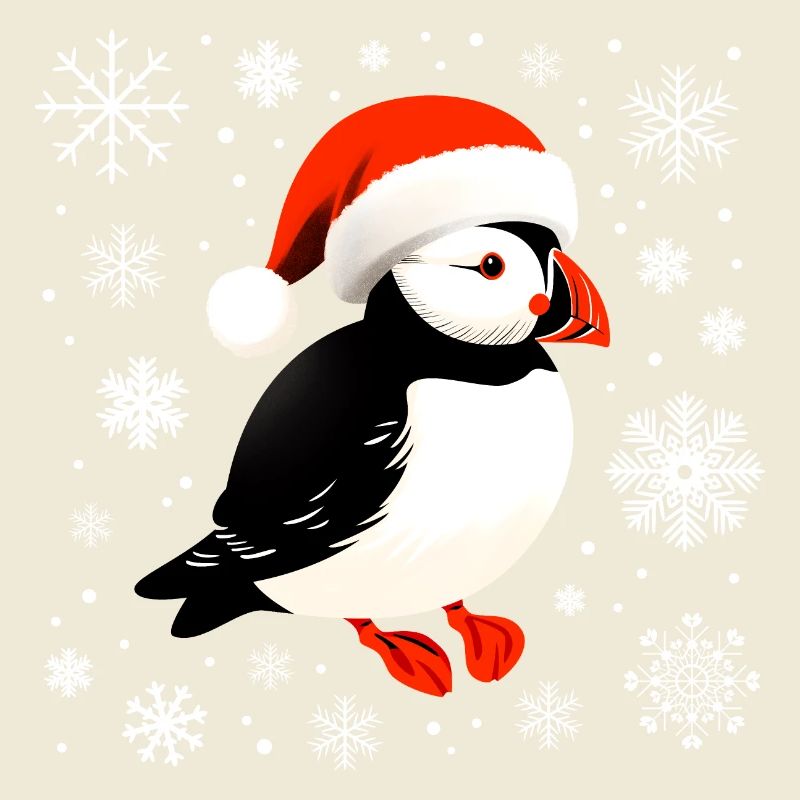 Macareux de Noël