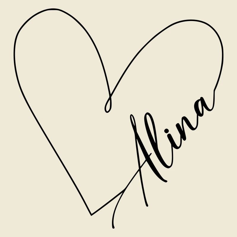 Alina Name Heart Line