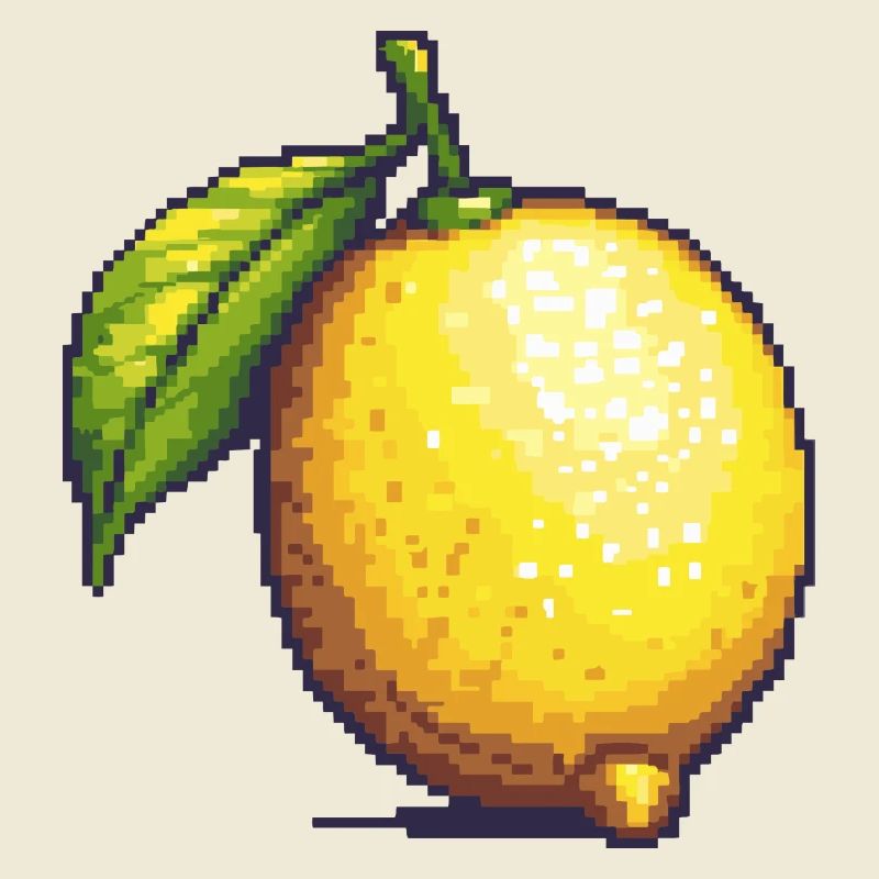 Icône Pixel Citron