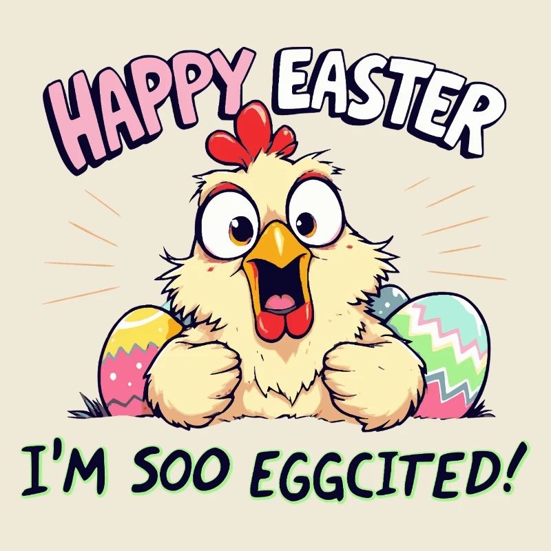 happy easter i am eggcited