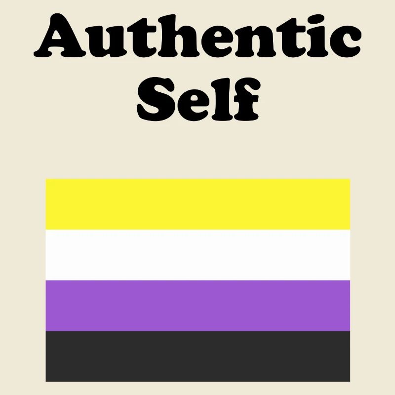 Non Binary Flag Authentic Self