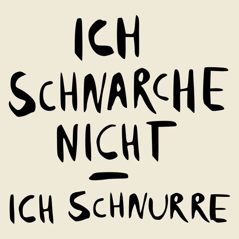 ich schnarche nicht - ich