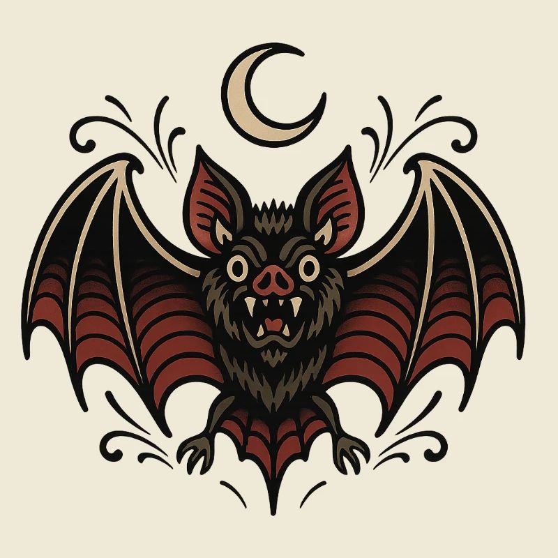Moon Bat Night Magic