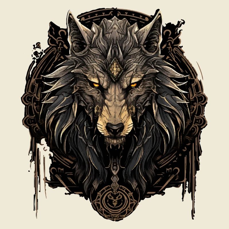 Viking Wolf Odin's Wolves Viking Valhalla