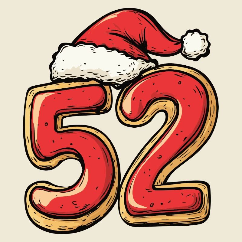 Biscuit de Noël à 52 chiffres
