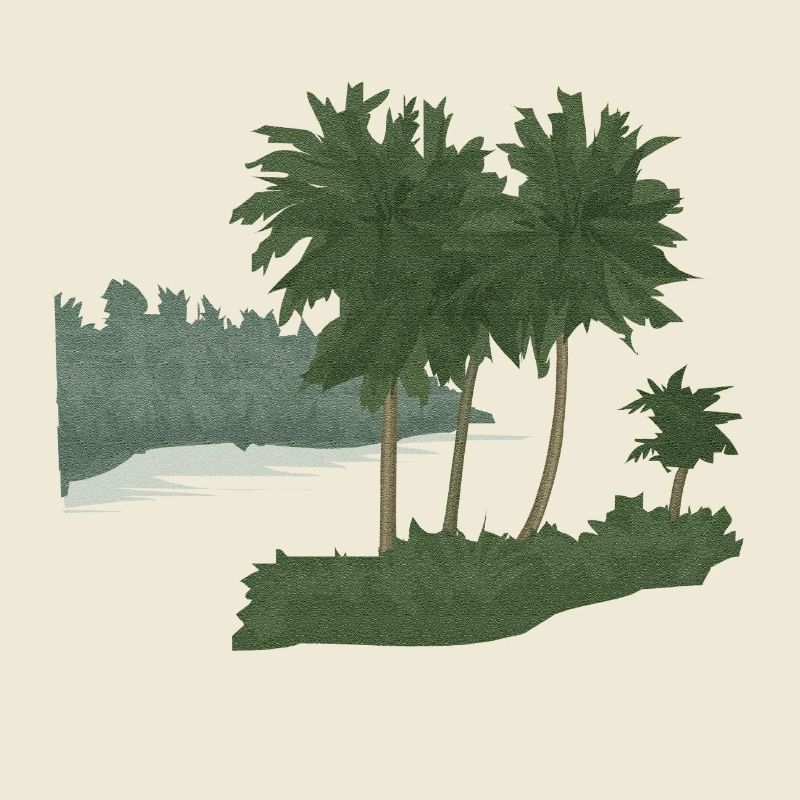 Palm Island avec effet de structure (mod.)
