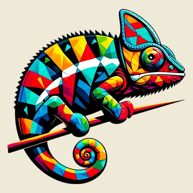 Caméléon arlequin