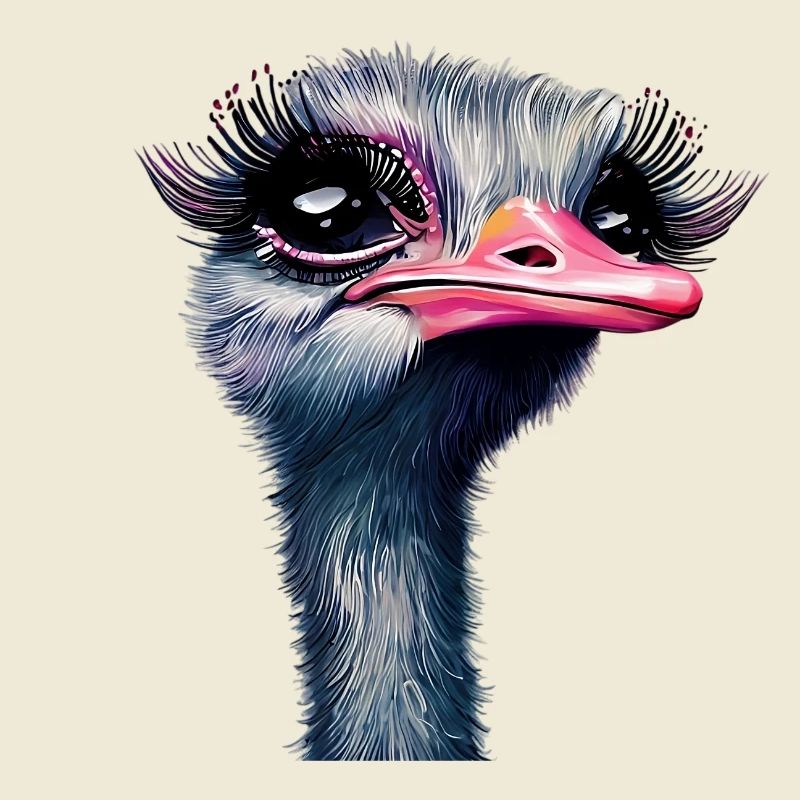 Ostrich Makeup