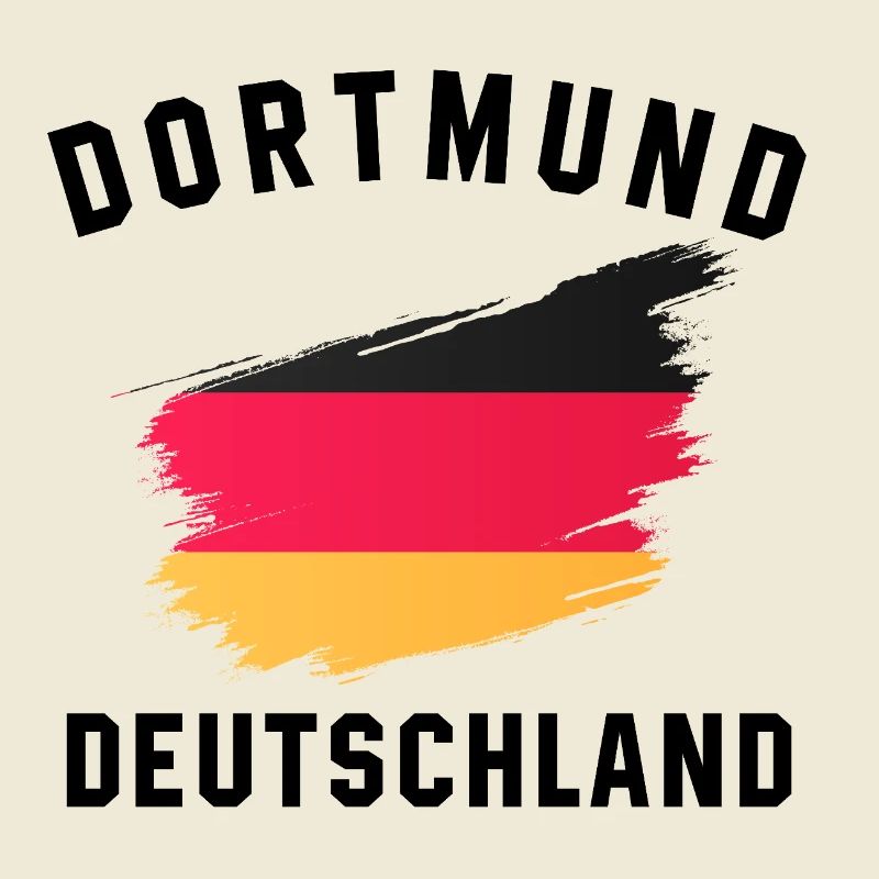German Flag Artistic Brush Effect