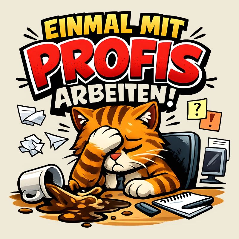 Einmal Mit Profis Arbeiten Sprüche Beruf