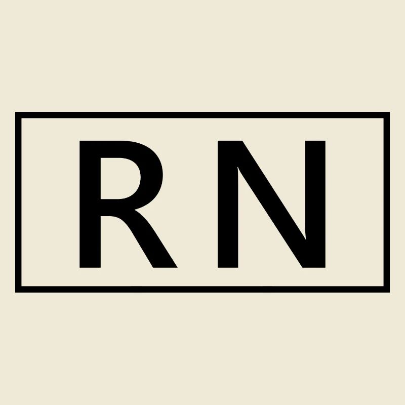 RN oder Registered Nurse Proud Graduated Nursing