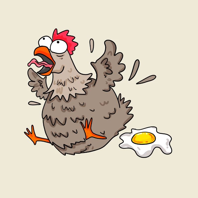 Funny chicken