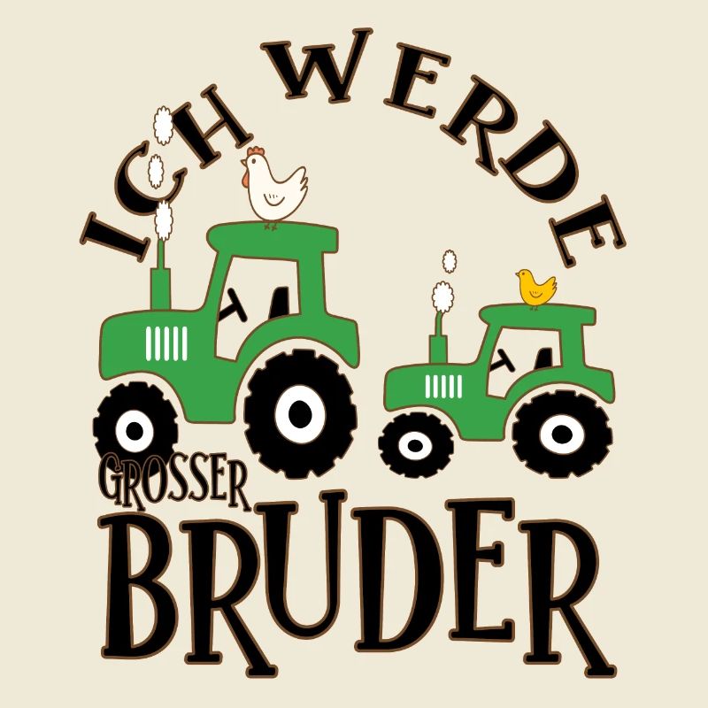 Ich werde großer Bruder Traktor